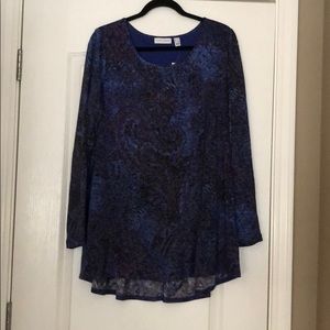 Brand new Metallic blouse